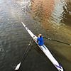 rowing river