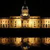 Customs House Dublin Night Reflection