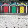 bathing huts